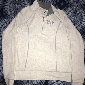 PINK Yoga quarterzip pullover